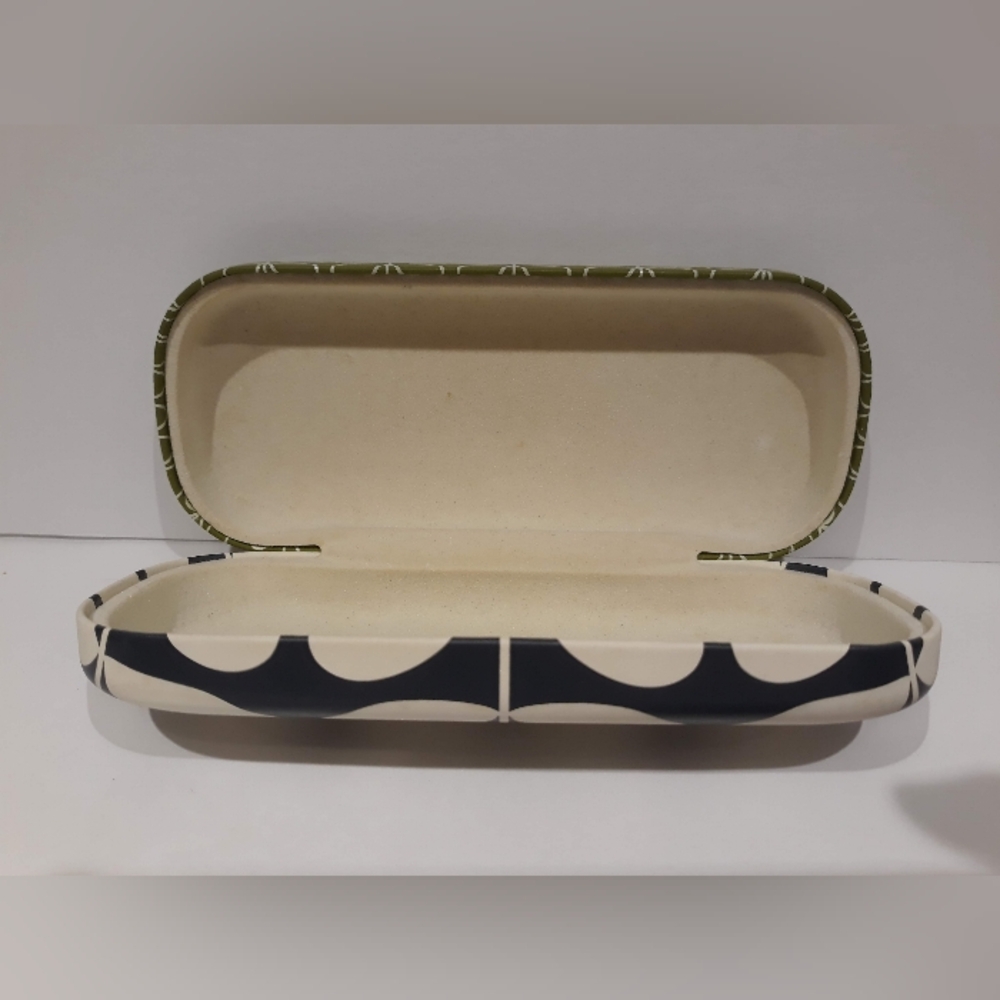 Orla Kiely Eye Glasses Case Outline Stem Blue/Green/White - Picture 7 of 8